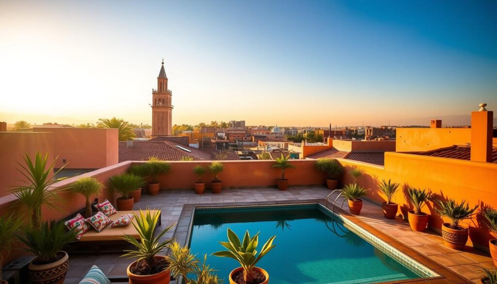 rooftop terrace marrakech
